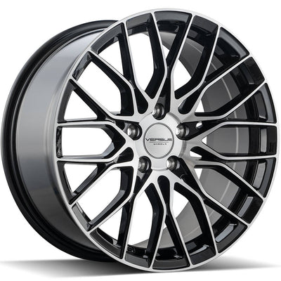 Versus Racing VS442 Black Machined Wheel