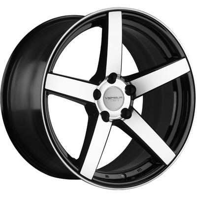 Versus Racing VS541 Black Machined Wheel