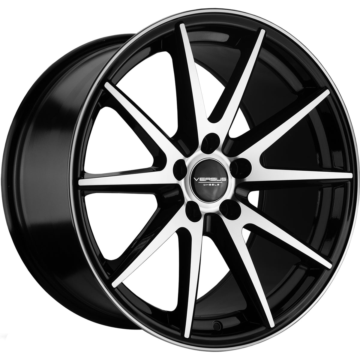 Versus Racing VS73 Black Machined Wheel