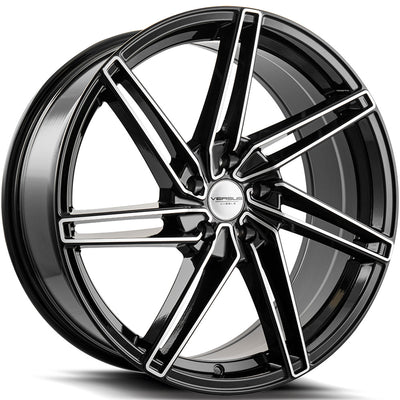 Versus Racing VS88 Black Machined Wheel