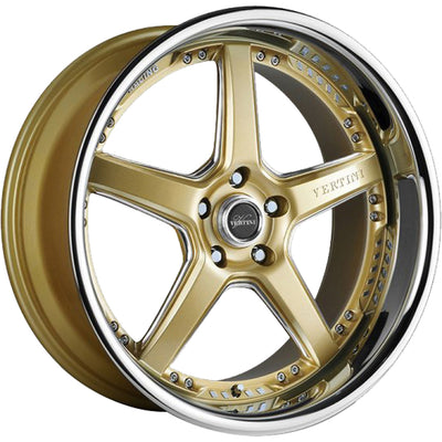 Vertini Drift Gold Machined Wheel