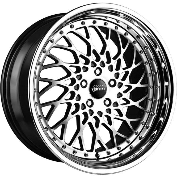 Vertini Hellfire Black Machined Wheel
