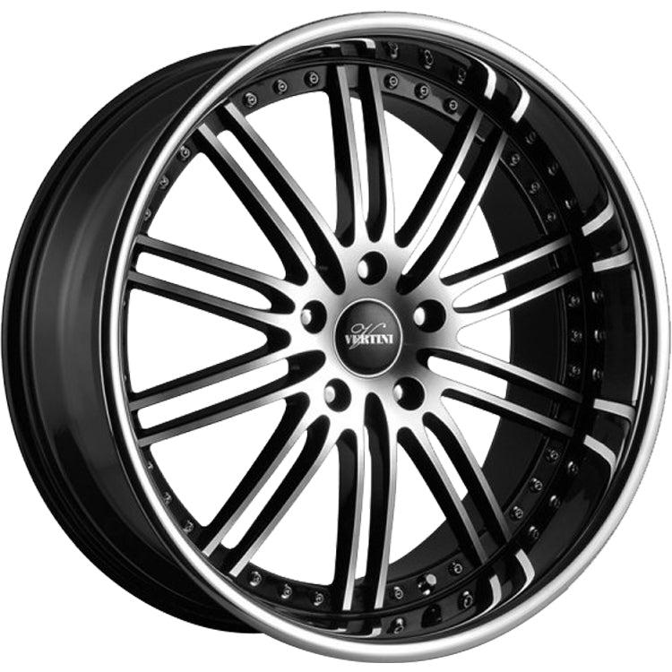 Vertini Hennessey Black Machined Wheel