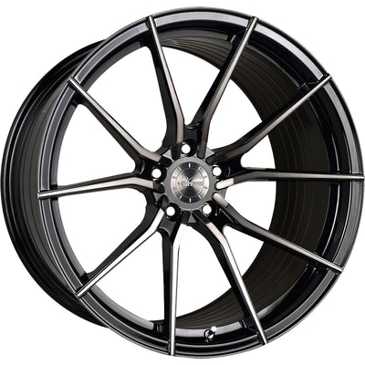 Vertini RF1.2 Black Machined Wheel