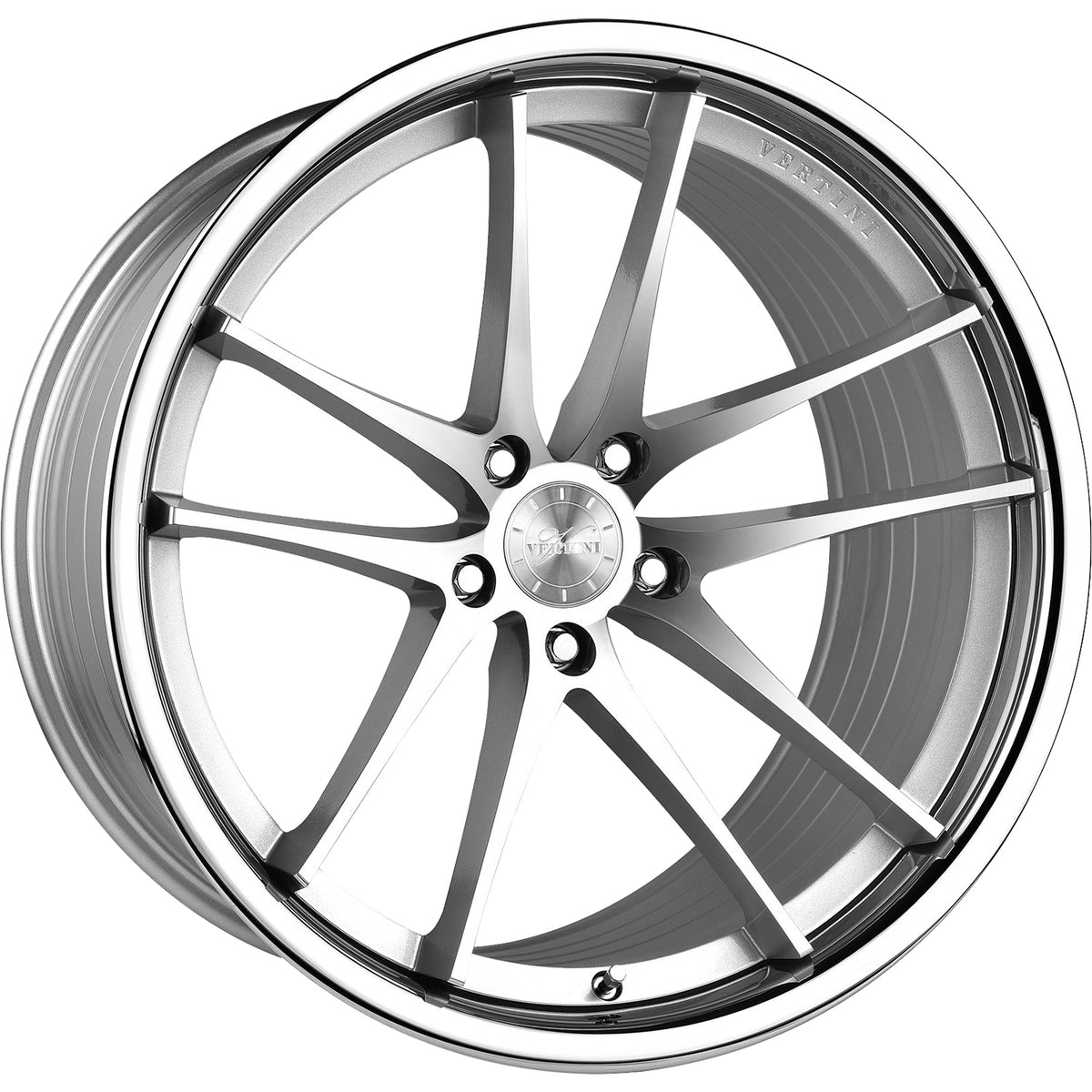 Vertini RF1.5 Silver Machined Wheel