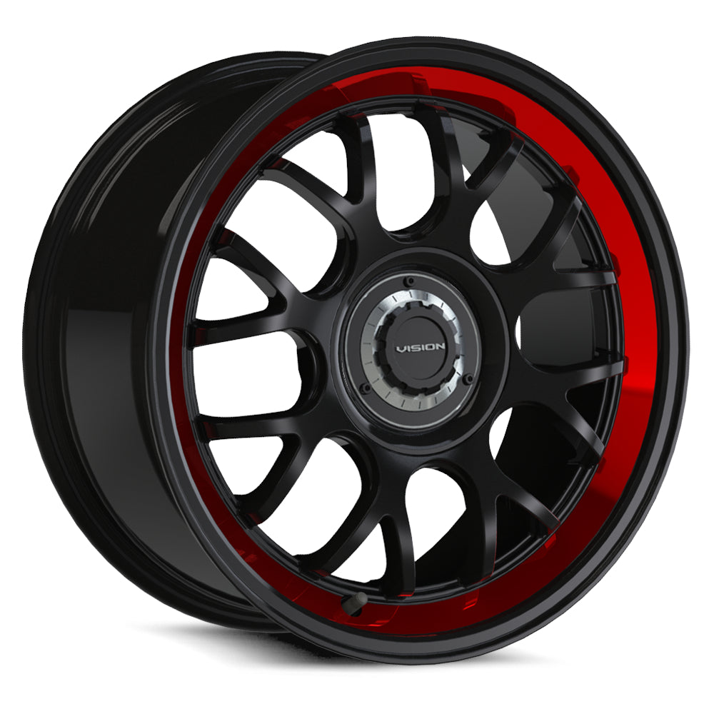 Vision Alpine Black Brushed Wheel