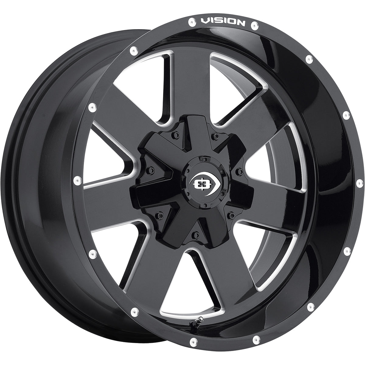 Vision ARC Black Milled Wheel