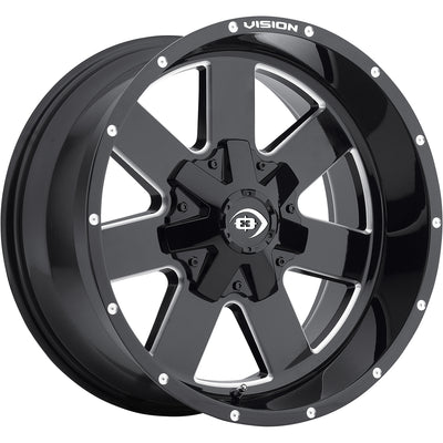 Vision ARC Black Milled Wheel