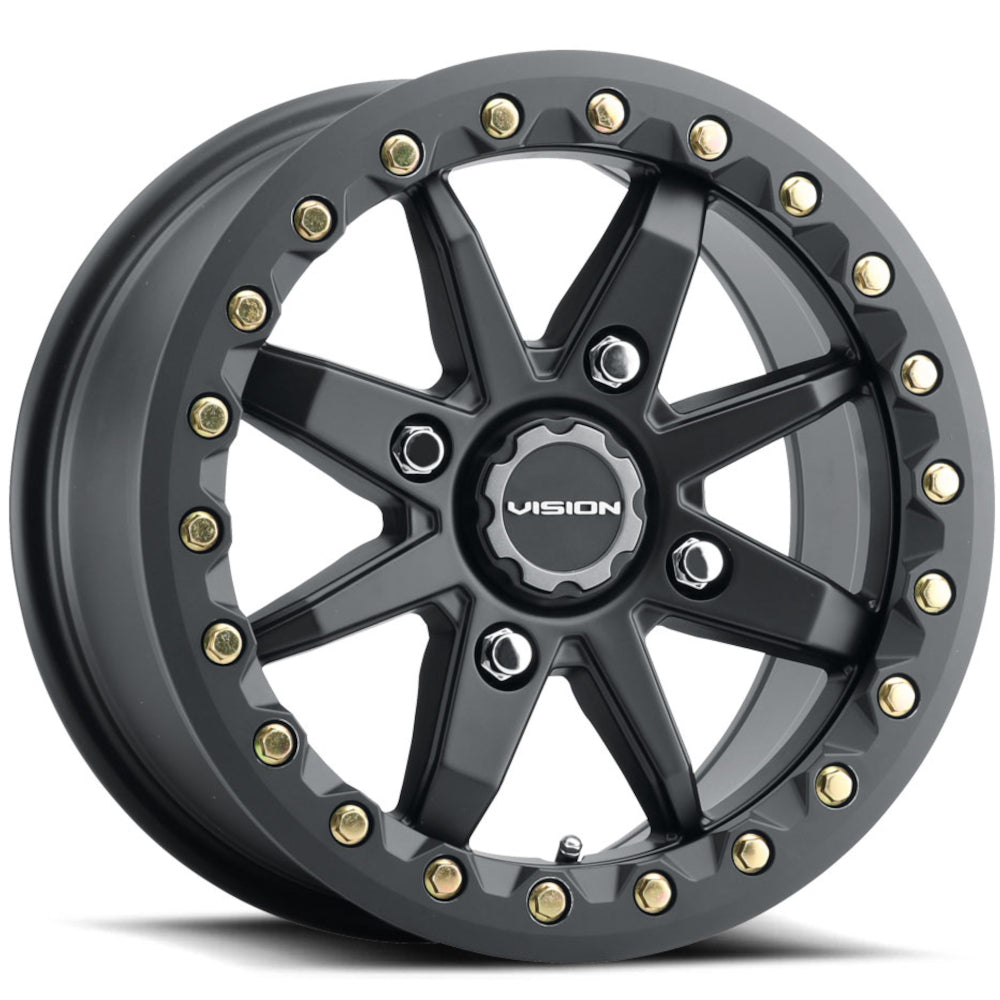 Vision Bolt Satin Black Wheel