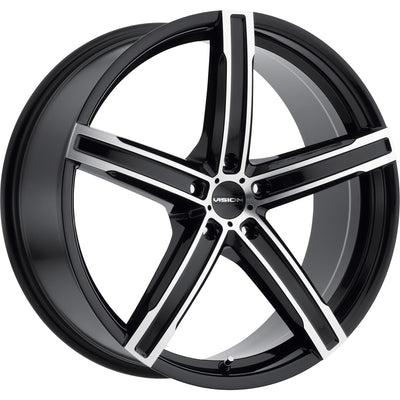 Vision Boost Black Machined Wheel