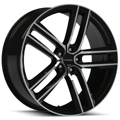 Vision Clutch Black Machined Wheel