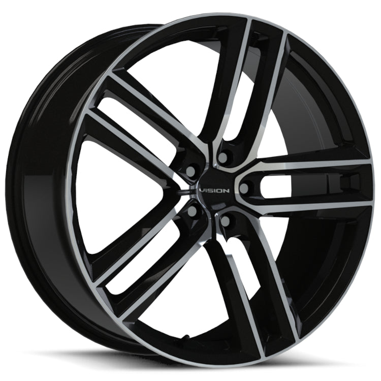 Vision Clutch Black Machined Wheel