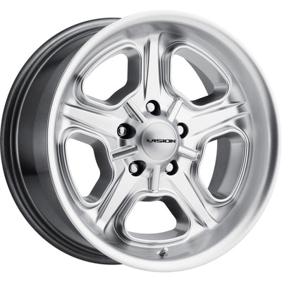 Vision Daytona Silver wheel