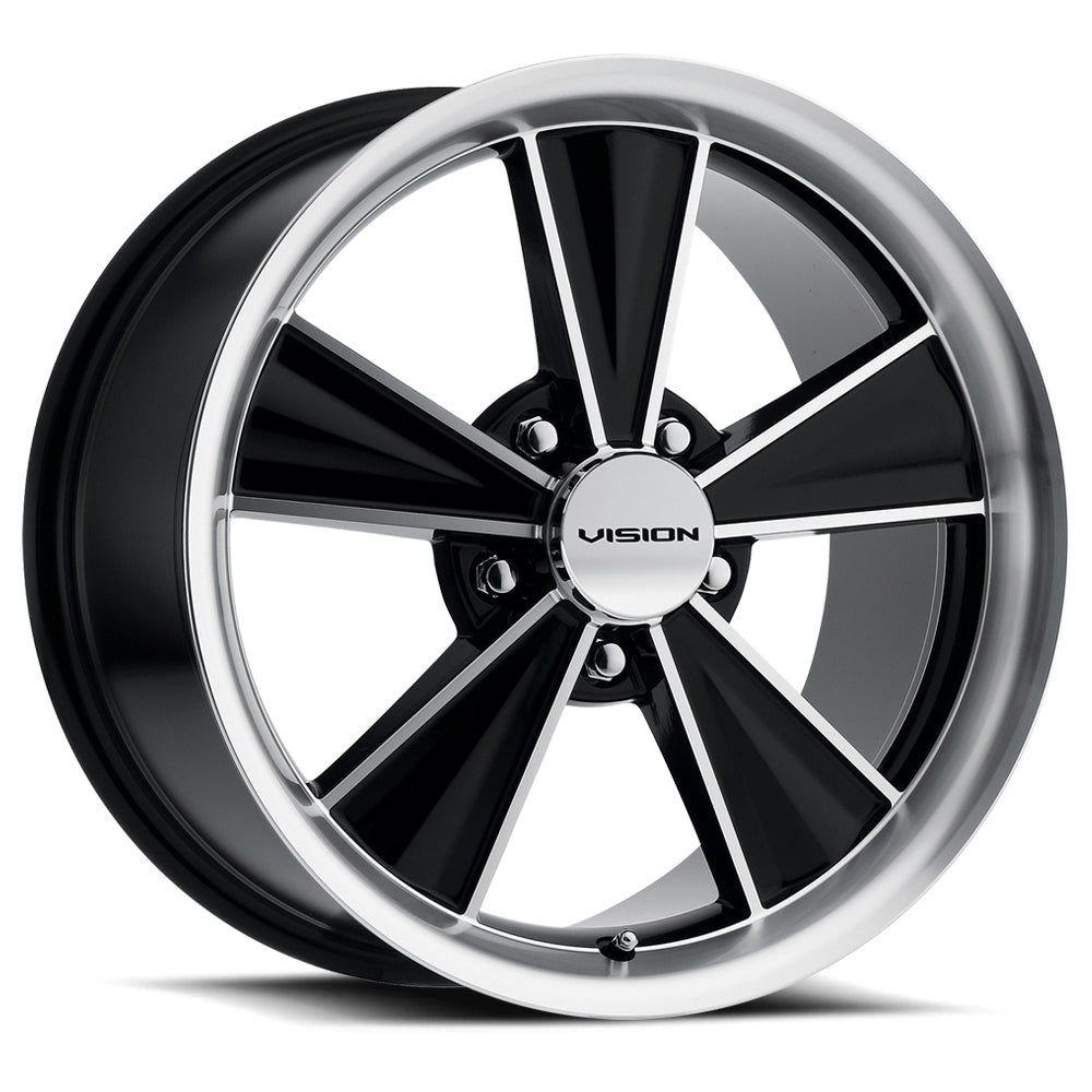 Vision Dazzler Black Machined wheel