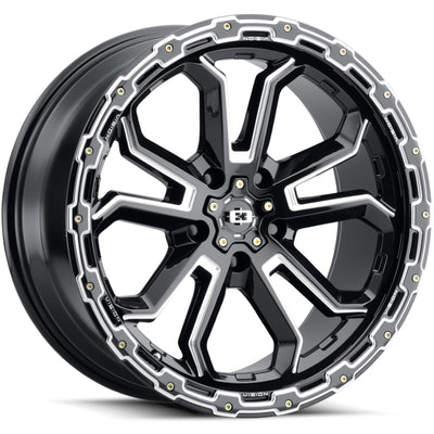 Vision Korupt Black Milled Wheel