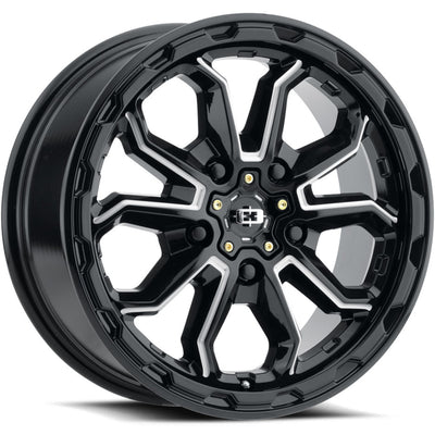 Vision Korupt Black Milled Wheel