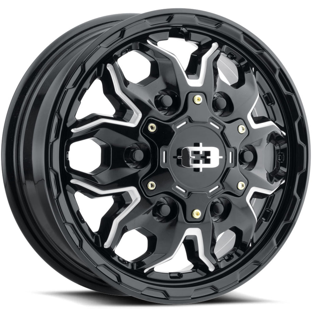 Vision Korupt Black Milled Wheel