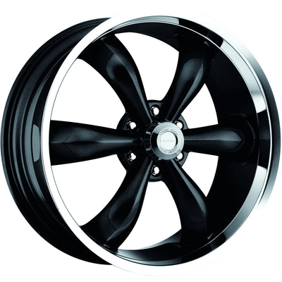 Vision Legend 6 Black Machined Wheel