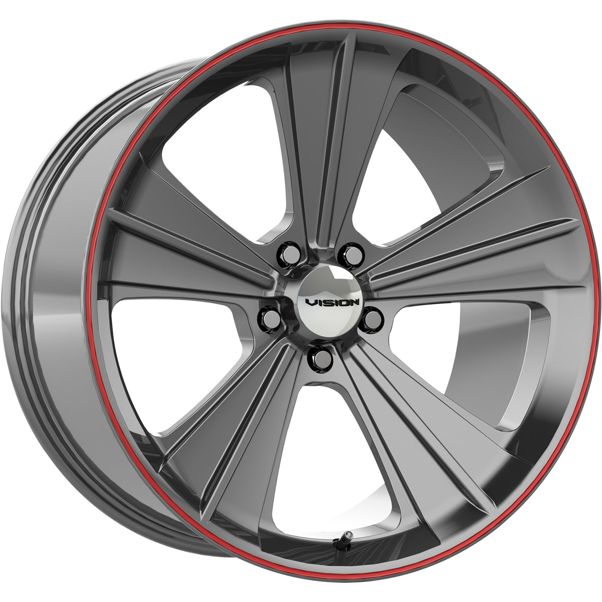 Vision Missile Gunmetal Wheel