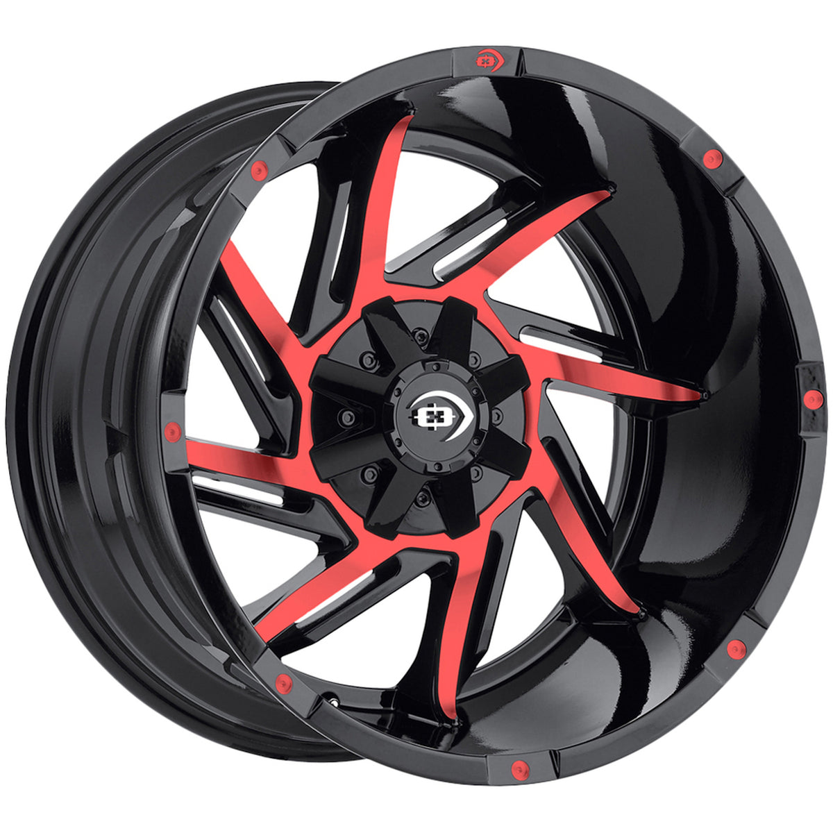 Vision Prowler Black Machined Wheel
