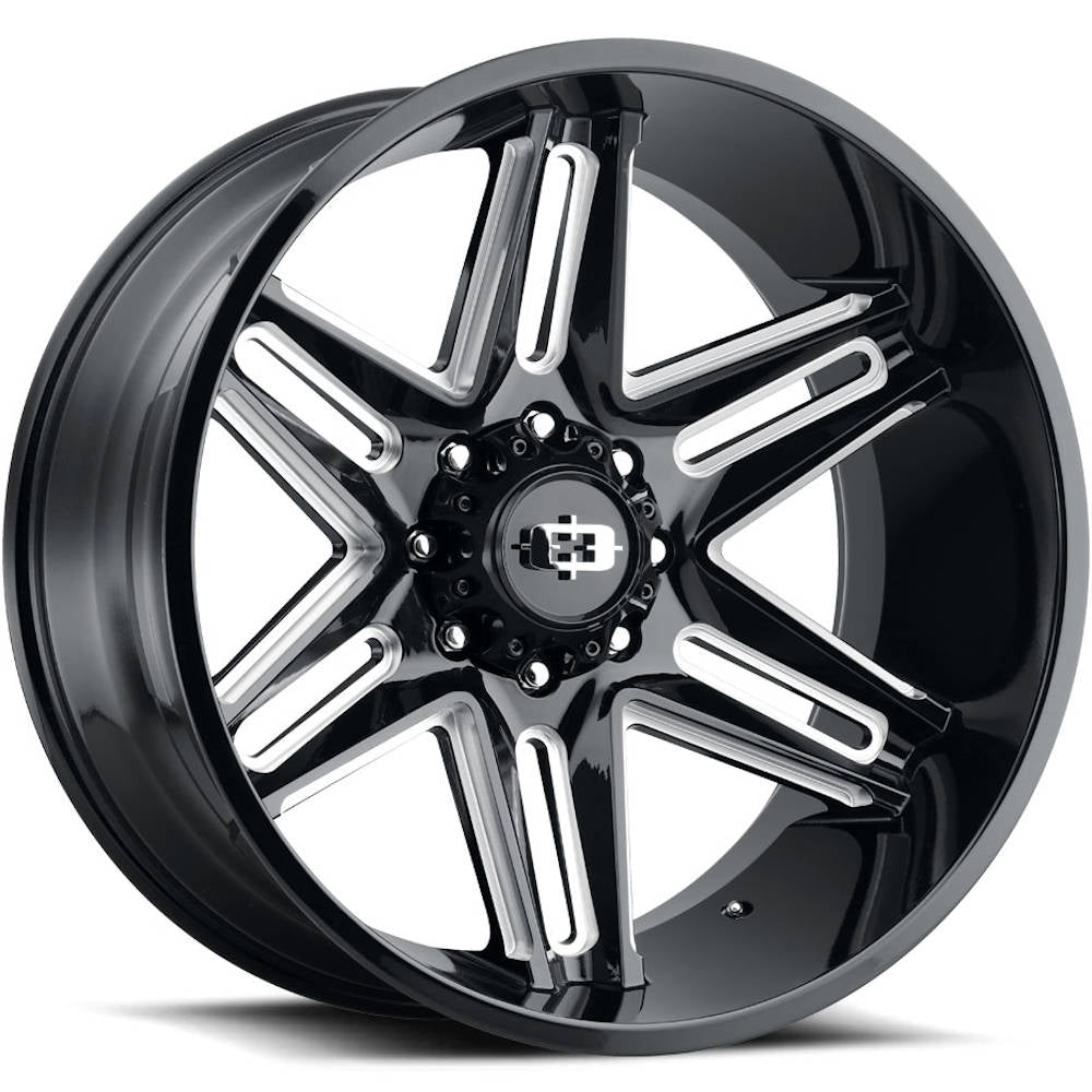 Vision Razor Black Milled Wheel