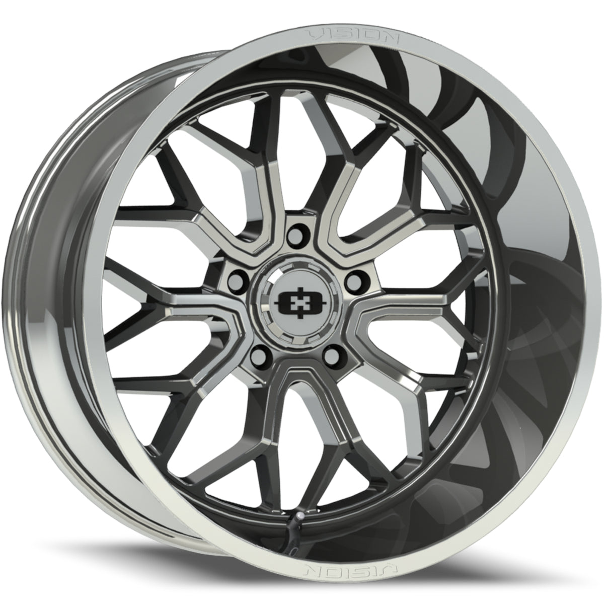 Vision Riot Chrome Wheel