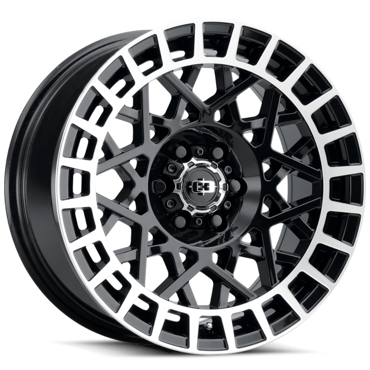 Vision Savage Black Machined Wheel