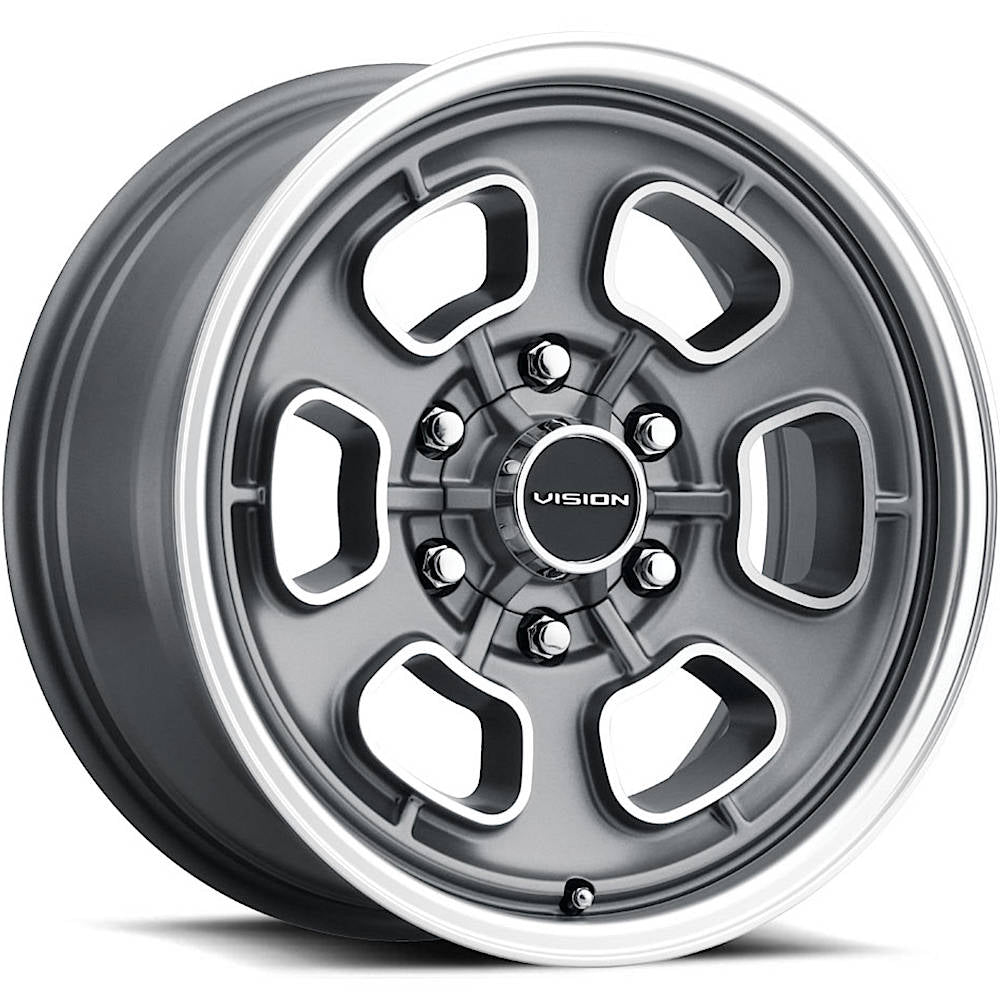 Vision Shift Gray Machined Wheel