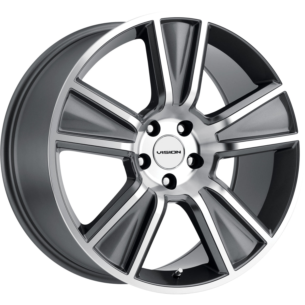Vision Stunner Anthracite Machined Wheel
