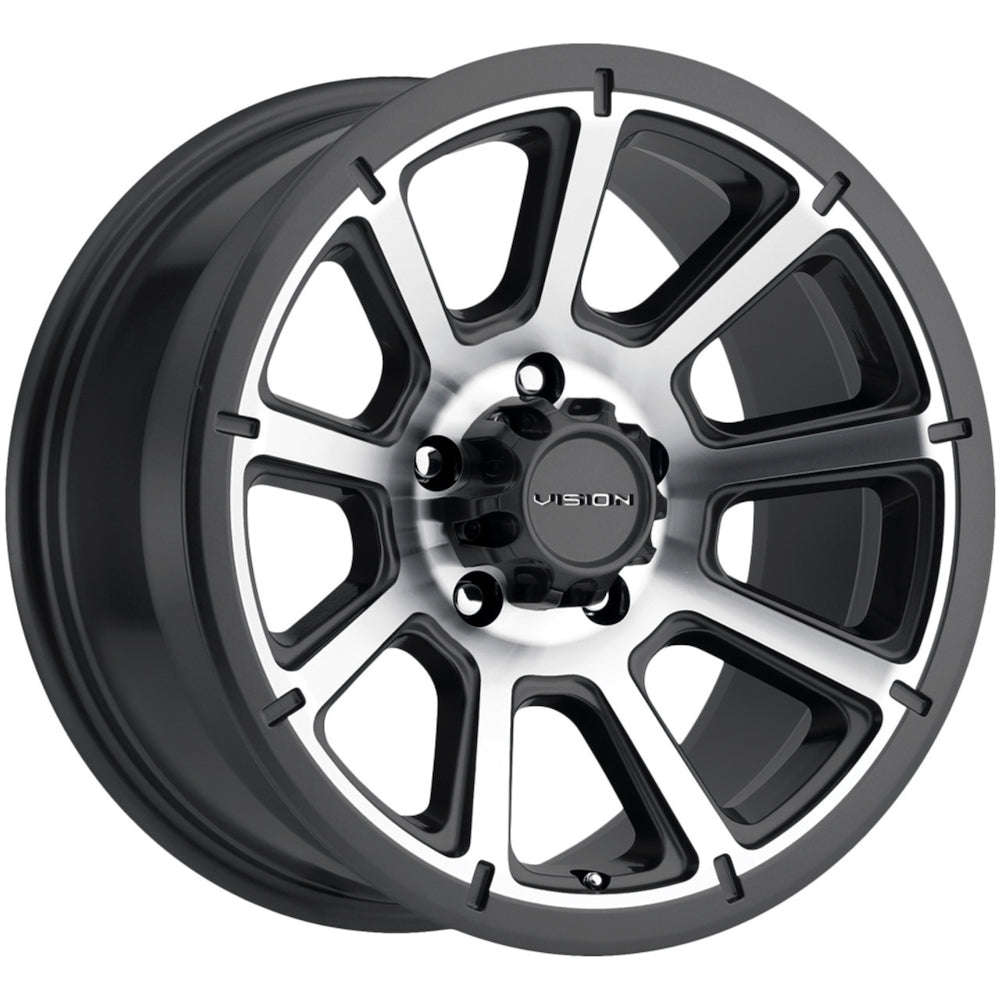 Vision Turbine Black Machined Wheel