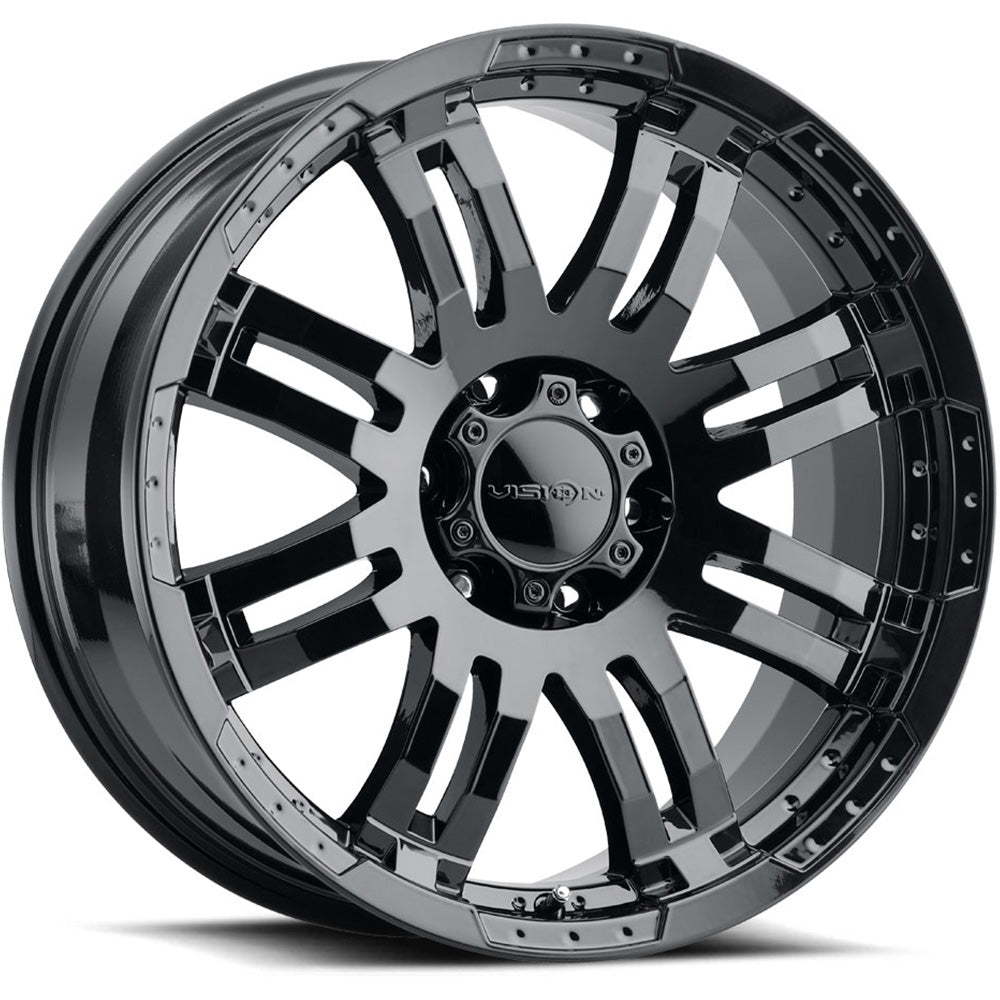 Vision Warrior Gloss Black Wheel