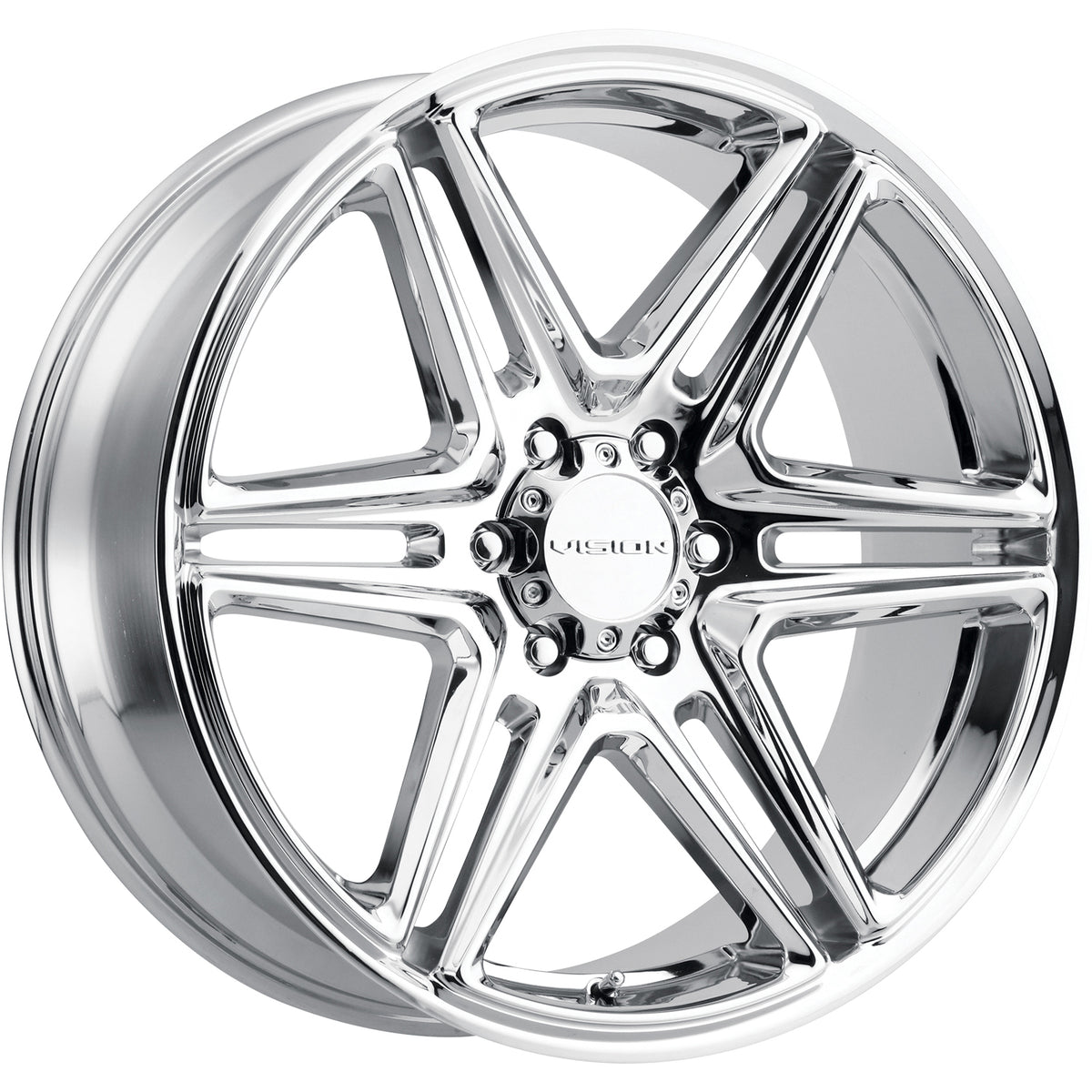 Vision Wedge Chrome Wheel