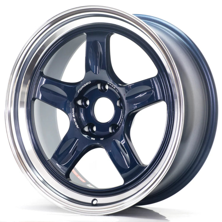 Volk 21C Blue Machined Wheel