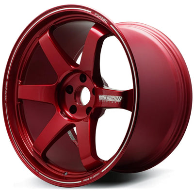 Volk TE37 Ultra M-Spec Red Wheel