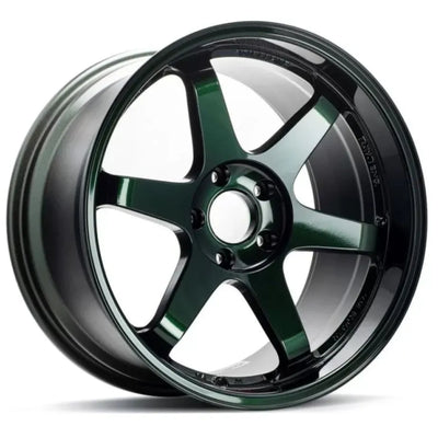 Volk TE37SL Green Wheel