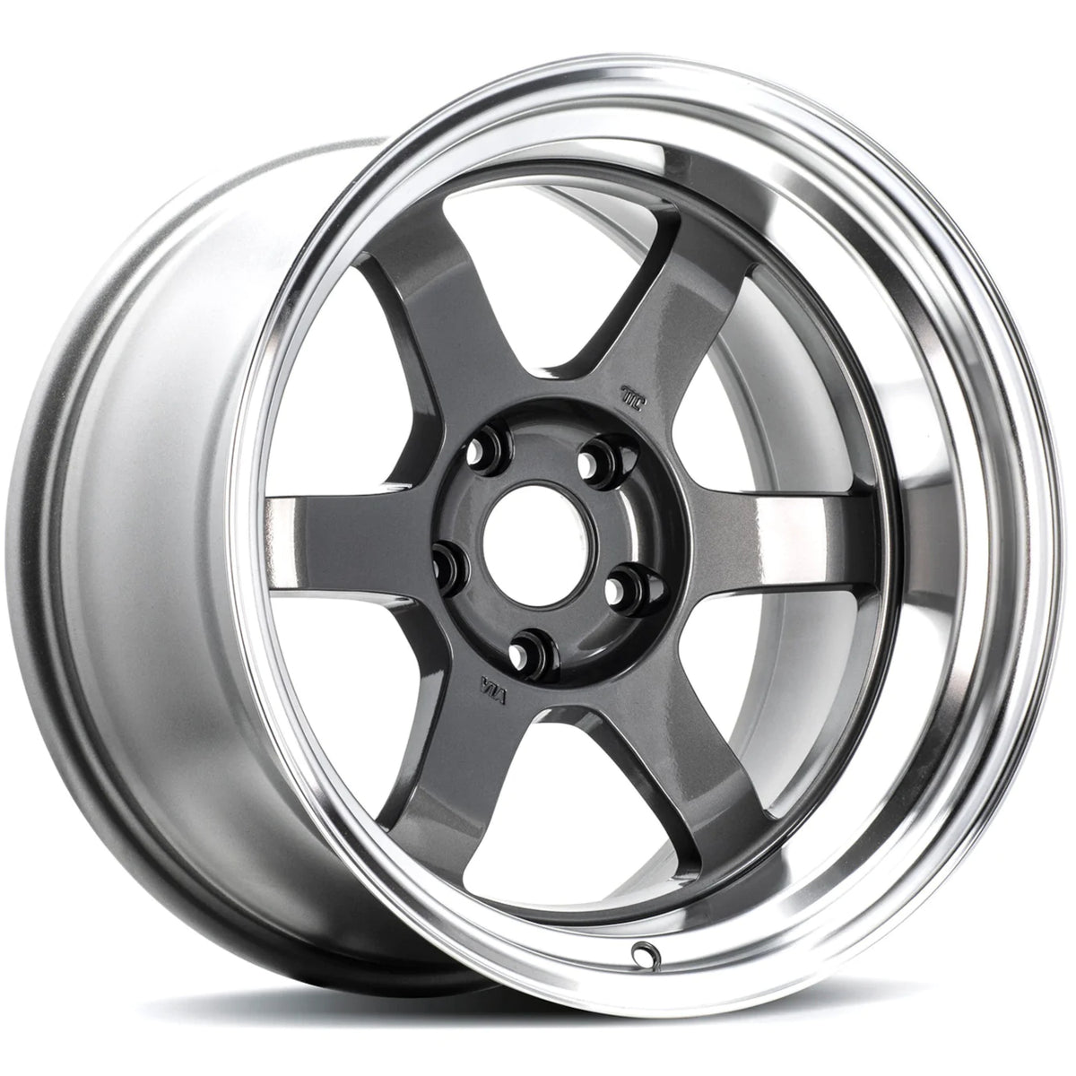 Volk TE37V Mk II Gunmetal Machined Wheel