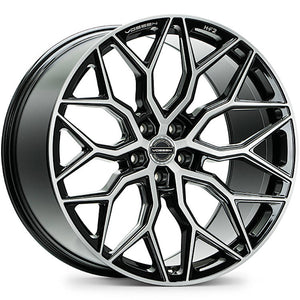 Vossen HF-2 Machined Black Wheel
