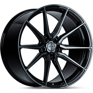 Vossen HF-3 Black/Machined wheel