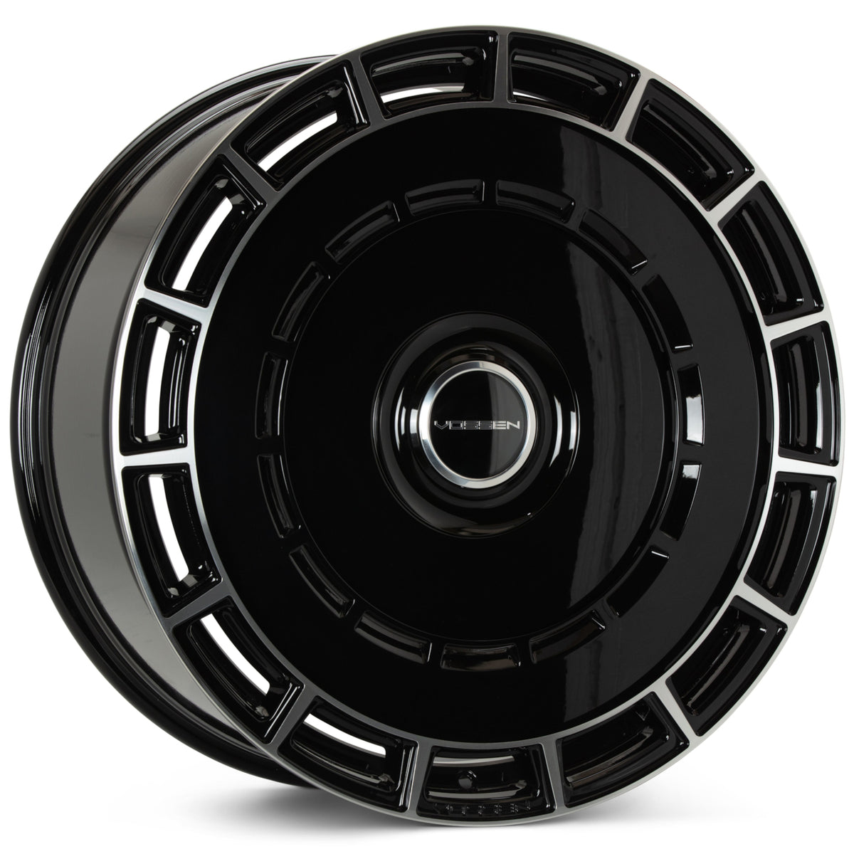Vossen HF-9 Black Polished Wheel