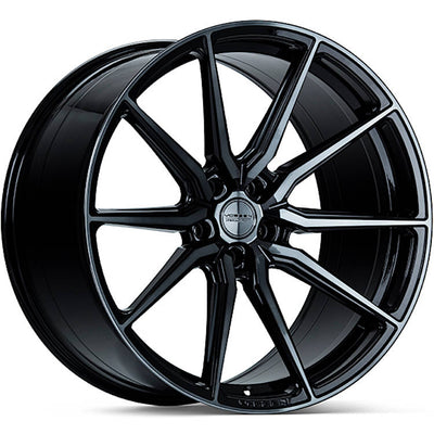Vossen HF-3 Black/Machined wheel