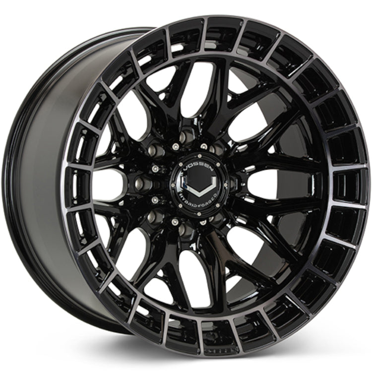Vossen HFX-1 Black Machined Wheel