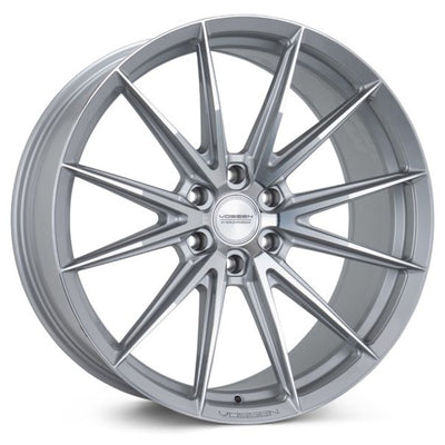 Vossen HFX-2 Silver Machined Wheel