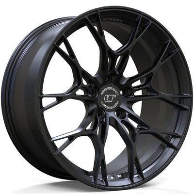 VR Forged D01 Matte Black Wheel