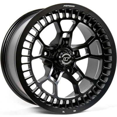 VR Forged D02 Matte Black Wheel