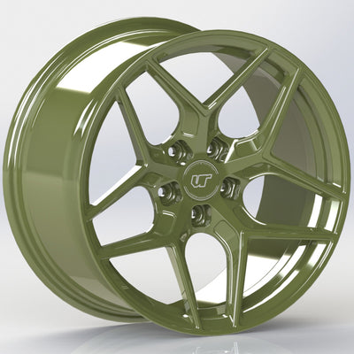 VR Forged D04 Green Wheel