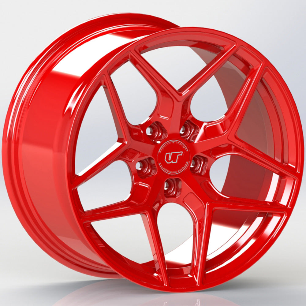 VR Forged D04 Gloss Red Wheel