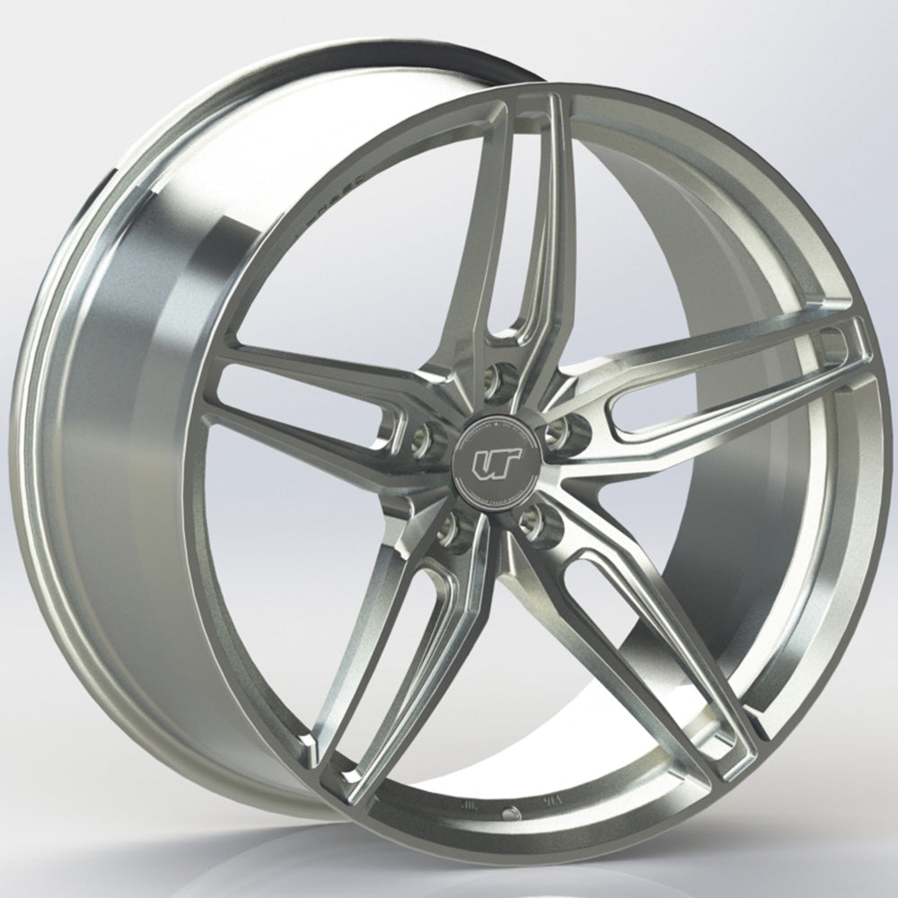 VR Forged D10 Silver Wheel