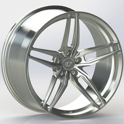 VR Forged D10 Silver wheel