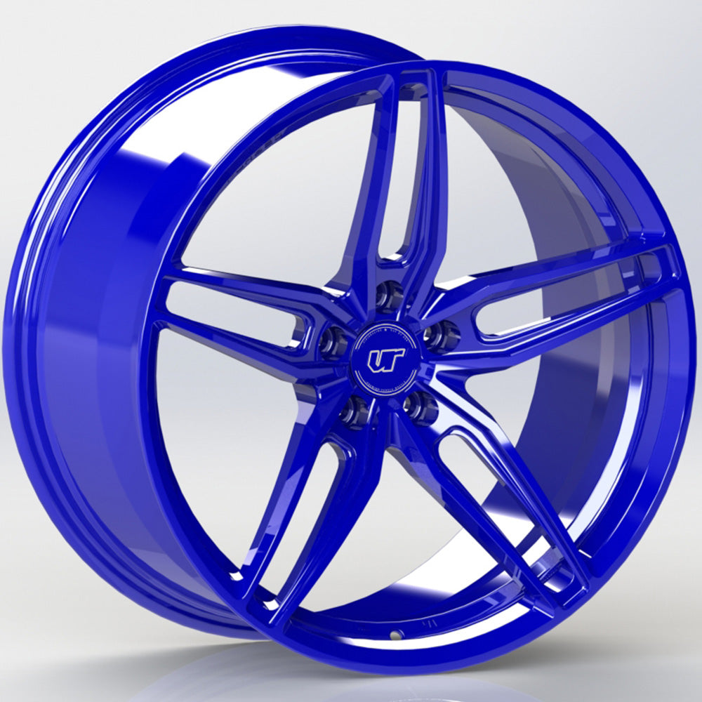 VR Forged D10 Blue Wheel