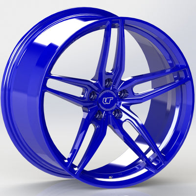 VR Forged D10 Blue Wheel